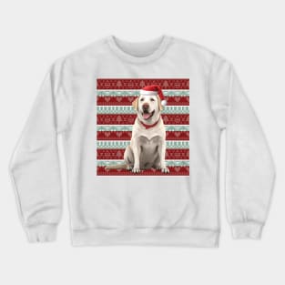 Funny Labrador Retriever Christmas Ugly Crewneck Sweatshirt